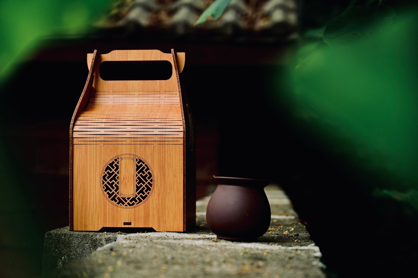 Bamboo Gift Box 手提竹子禮盒(含茶葉)